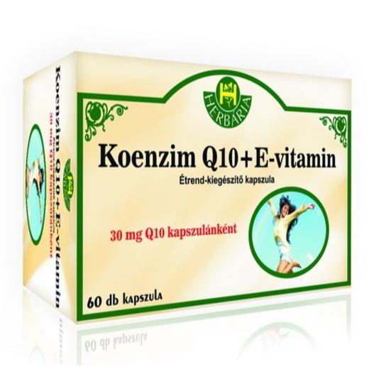 Herbária Koenzim Q10+E-vitamin kapszula 60 db Herbária Koenzim Q10+E-vitamin kapszula 60 db
